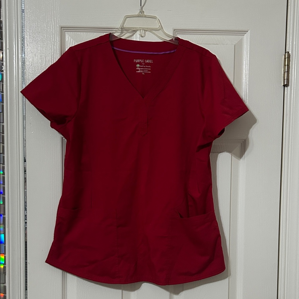 Healing hands Purple Label XL scrub top
